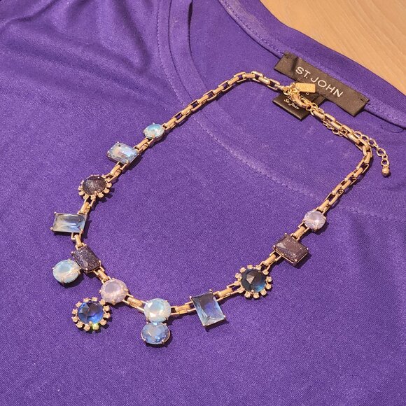 Brand New!! KATE SPADE: Gold-Toned|Ocean Blue|Purple|Lavender|Cubic Zir|Crystal - Picture 8 of 12